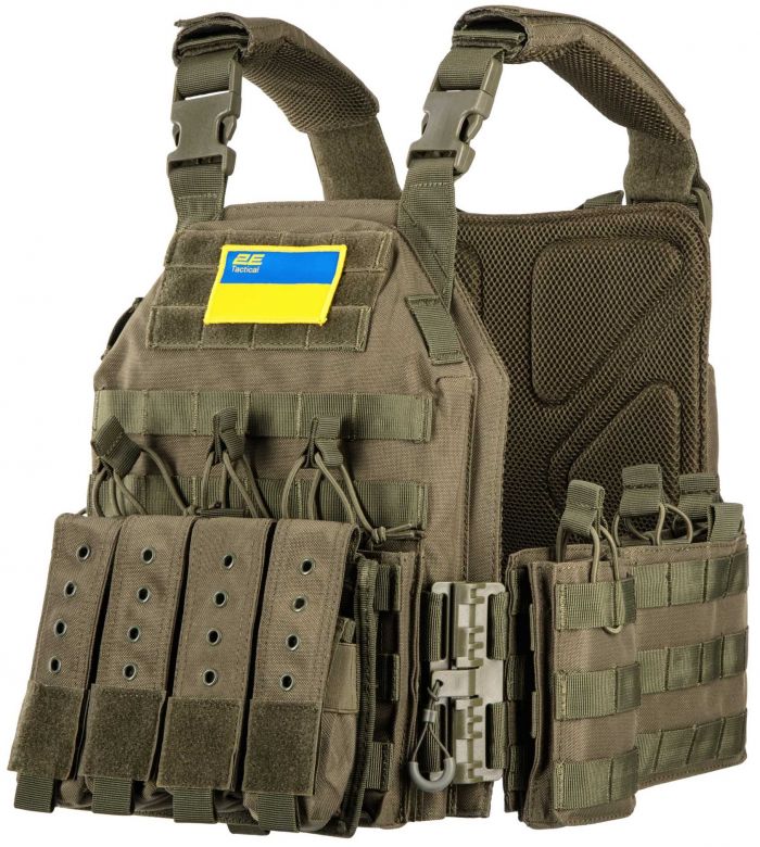Плитоноска 2Е, Тип 3, Combat, швидке скидання, зелена
