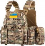 Плитоноска 2Е, Тип 5, з кишенями для бічного захисту, камуфляж