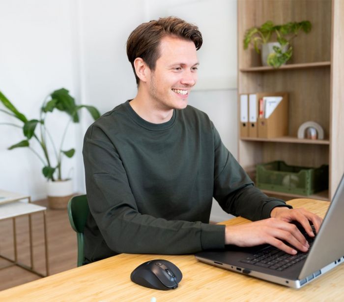 Миша Trust Fyda Rechargeable ECO, WL, чорний