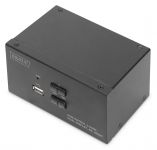 Комутатор DIGITUS Desktop HDMA KVM, 2 Port, Dual Display, 4K Комутатор DIGITUS Desktop HDMA KVM, 2 Port, Dual Display, 4K