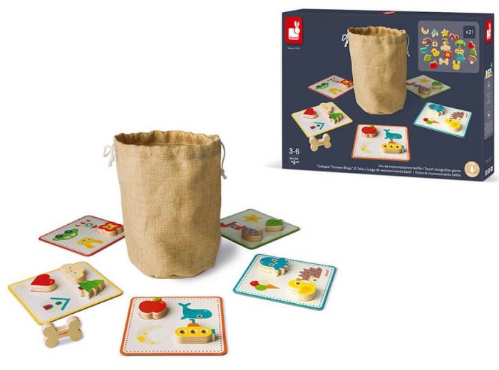 Настільна гра Janod Лото. Вивчаємо форми