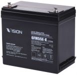 Акумуляторна батарея Vision FM, 12В, 55А•год, AGM Акумуляторна батарея Vision FM, 12В, 55А•год, AGM