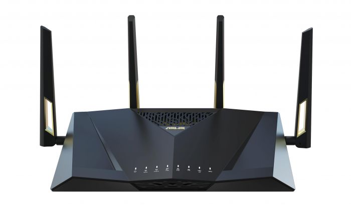 Маршрутизатор ASUS RT-AX88U PRO AX6000, 4xGE LAN, 2.5xGE WAN, 1x2.5GE WAN/LAN, 1xUSB3.2, 1xUSB2.0, MESH