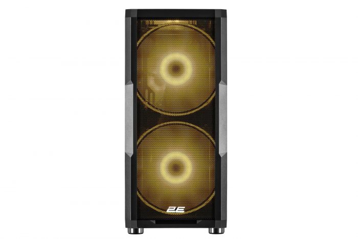 Корпус 2E GAMING Contego Neo GW05 без БЖ 2xUSB3.0, 1xUSBType-C, 2x200мм, ARGB, 3x120мм ARGB, VGA 380мм, LCS ready, контролер з пультом, TG Side Panel, EATX, чорний