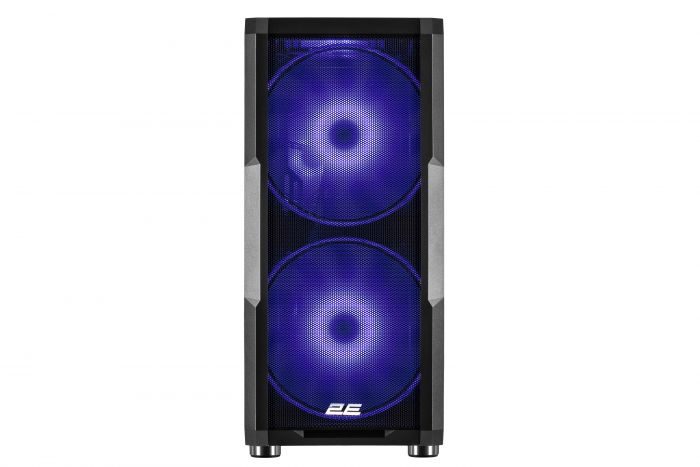 Корпус 2E GAMING Contego Neo GW05 без БЖ 2xUSB3.0, 1xUSBType-C, 2x200мм, ARGB, 3x120мм ARGB, VGA 380мм, LCS ready, контролер з пультом, TG Side Panel, EATX, чорний