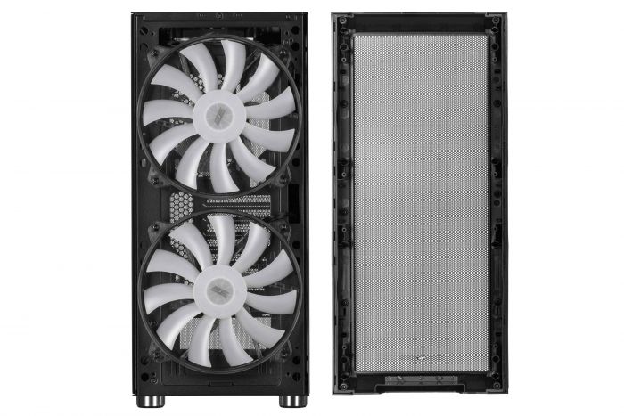 Корпус 2E GAMING Contego Neo GW05 без БЖ 2xUSB3.0, 1xUSBType-C, 2x200мм, ARGB, 3x120мм ARGB, VGA 380мм, LCS ready, контролер з пультом, TG Side Panel, EATX, чорний