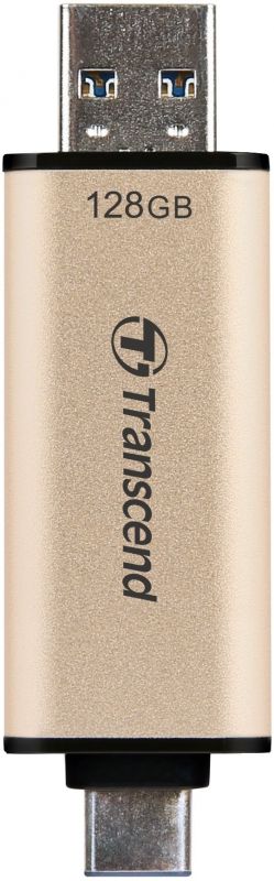 Накопичувач Transcend 128GB USB 3.2 Type-A + Type-C JetFlash 930 R420/W400MB/s Чорний