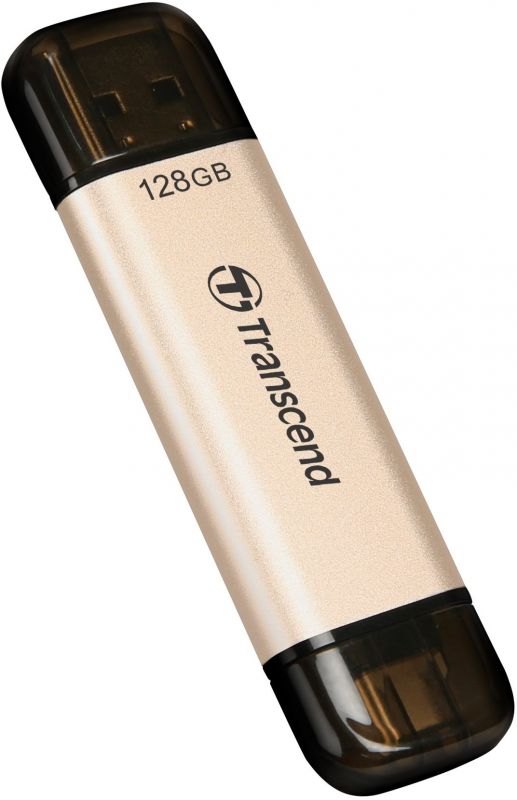 Накопичувач Transcend 128GB USB 3.2 Type-A + Type-C JetFlash 930 R420/W400MB/s Чорний