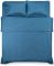 Простирадло на резинці Ardesto Mix&Match, 160х200+30см, 100% бавовна, сатин, синій