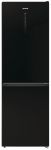 Холодильник з нижн. мороз. камерою Gorenje, 185х60х60см, 2 двері, 204(96)л, А++, NoFrost+ , LED дисплей, Зона св-ті, чорний