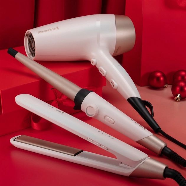 Випрямляч Remington Shea Soft, >300Вт, темп.режимів-5, 150-230С, кераміка, біло-золотий