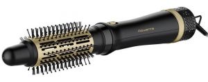 Фен-щітка Rowenta Express Style, 800Вт, 3 режими, іоніз-я, хол. обдув, кераміка, турмалін, чорно-золотий