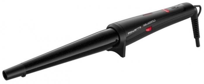 Плойка Rowenta x Karl Lagerfeld Conical Curler, конусна, 40Вт, 120-200С, турмалін, чорний