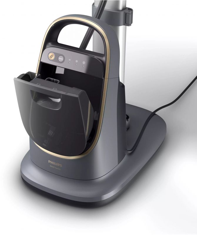 Прасувальна система PHILIPS All-In-One 8500, 2200Вт, 1200мл, паровий удар -300гр, верт. відпарювання, керам. підошва, сірий