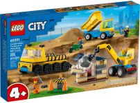 Конструктор LEGO City Будівельна вантажівка й кулястий кран-таран Конструктор LEGO City Будівельна вантажівка й кулястий кран-таран