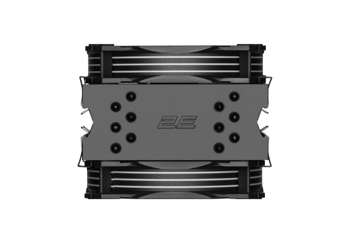Процесорний кулер 2E GAMING Air Cool AC120D6-ARGB, LGA1851, 1700, 1366, 1200, 115x, AM5, AM4, AM3, AM3+, AM2, AM2+, FM2, FM1, 4pin PWM, 3pin +5VARGB, TDP 200W