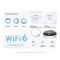 Система WiFi-Mesh TP-LINK Deco X50 AX3000, 1xGE LAN/WAN, 1x2,5GE LAN/WAN, 1мод, PoE