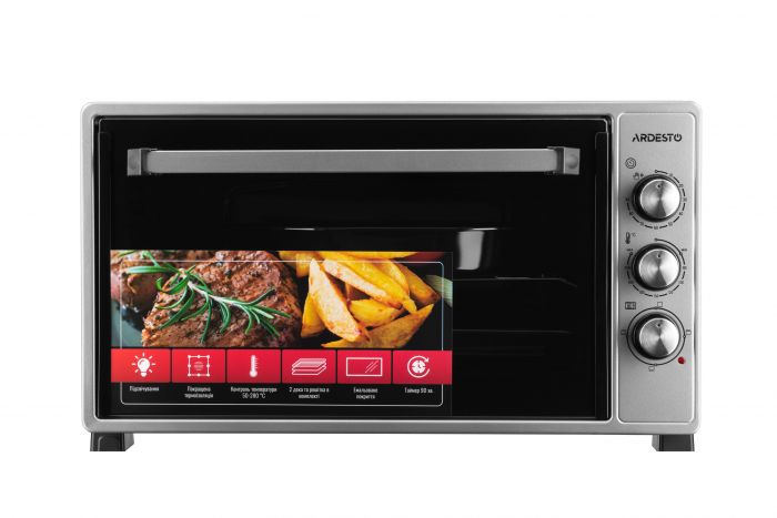 Піч електрична ARDESTO, 48л, 1700Вт, механіч., сірий