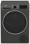 Сушильна машина Beko тепловий насос, 8кг, A++, 60см, дисплей, підсвітка барабану, сірий