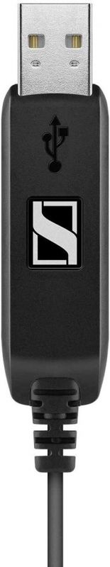 Гарнітура комп'ютерна моно On-Ear EPOS PC 7 Chat, USB, односпрямований, 2м, Чорний