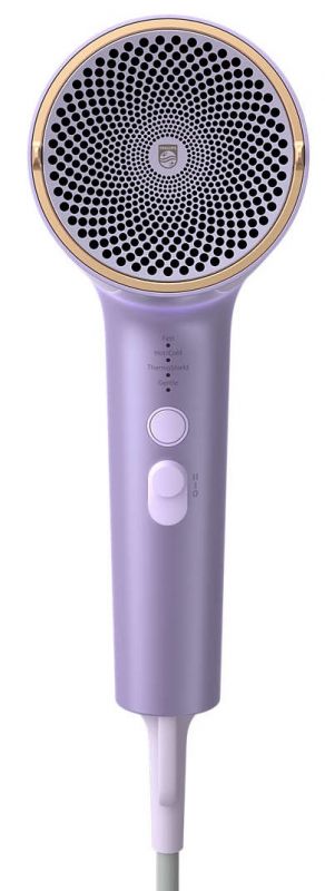 Фен Philips 7000 Series, 1800Вт, 3 режими, дифузор, іоніз-я, хол. обдув, турбо, фіолетовий