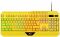 Клавіатура мембранна 2E GAMING KG315 110key, USB-A, EN/UA, RGB, жовтий