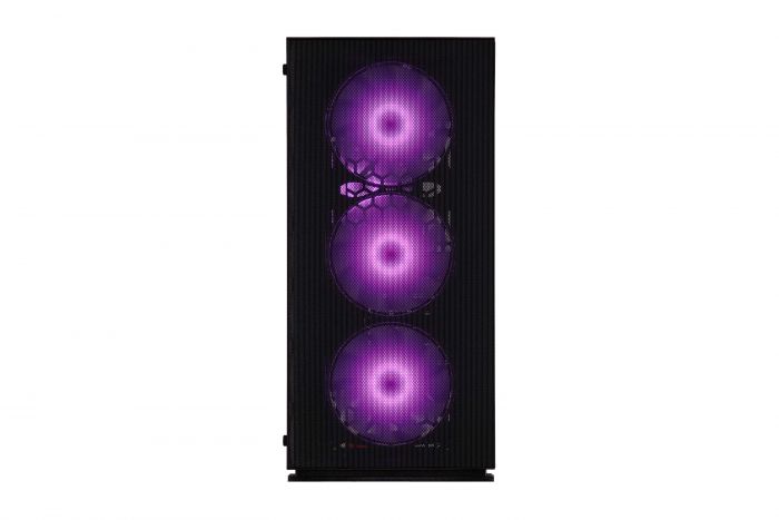 Корпус 2E GAMING Virtus Neo G3301N без БЖ 2xUSB3.0, 1xUSB2.0, 3x140мм ARGB, 1x120мм ARGB,  VGA 340мм, LCS ready, контролер з пультом, TG Side Panel, ATX, чорний