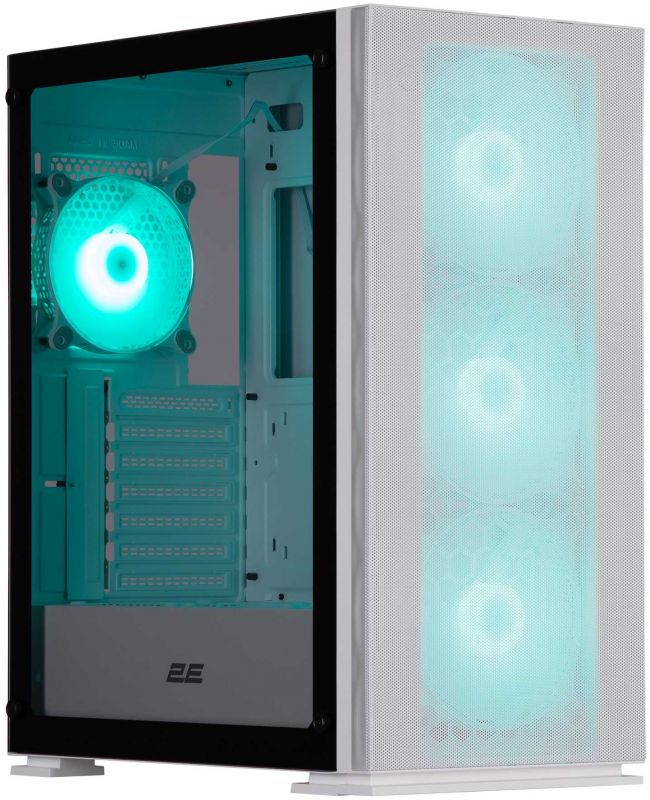 Корпус 2E GAMING Virtus Neo G3301NW без БЖ 2xUSB3.0, 1xUSB2.0, 3x140мм ARGB, 1x120мм ARGB, VGA 340мм, LCS ready, контролер з пультом, TG Side Panel, ATX, білий
