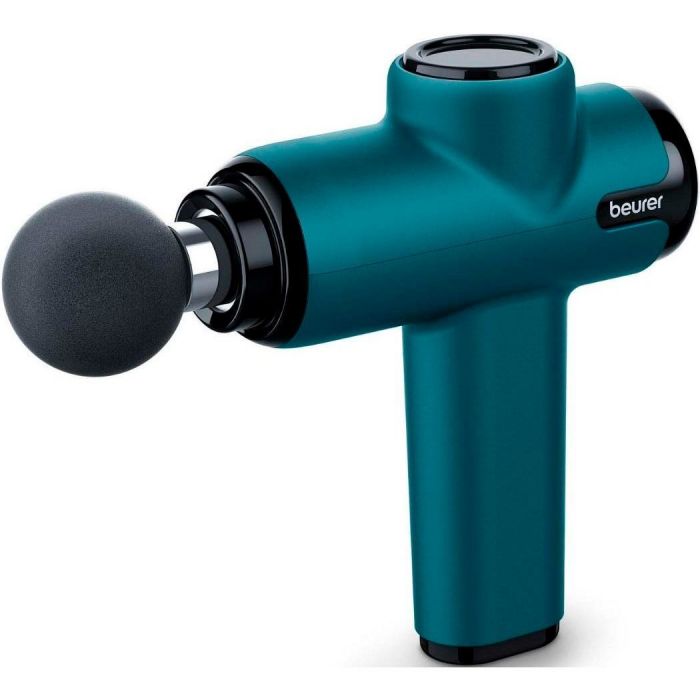Масажер Beurer для тіла, літій-іонний акум., фасціальний, 4 насадок, зелений