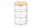 Набір ємностей для зберігання Ardesto Midori, 3х400мл, боросилікатне скло, бамбук, прозорий Набір ємностей для зберігання Ardesto Midori, 3х400мл, боросилікатне скло, бамбук, прозорий