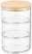 Набір ємностей для зберігання Ardesto Midori, 3х400мл, боросилікатне скло, бамбук, прозорий Набір ємностей для зберігання Ardesto Midori, 3х400мл, боросилікатне скло, бамбук, прозорий