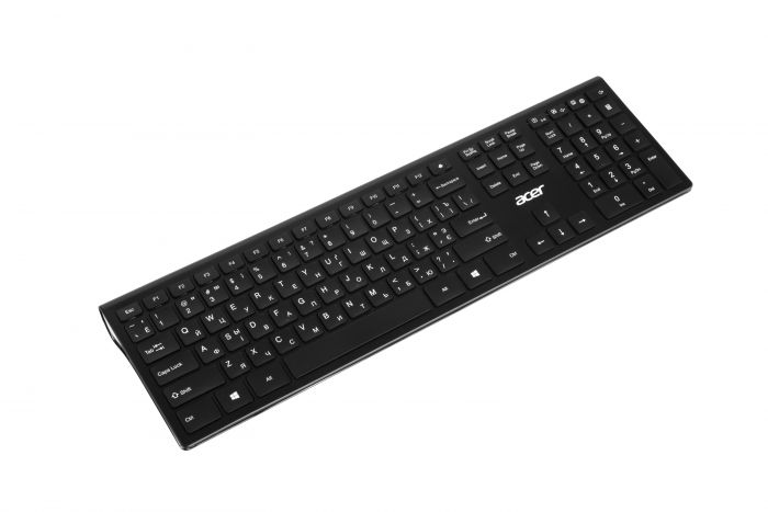 Клавіатура мембранна Acer OKR020, 109key, WL, EN/UKR/RU,чорний