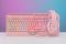 Клавіатура мембранна 2E GAMING KG315 110key, USB-A, EN/UA, RGB, рожевий