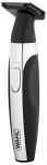 Тример WAHL, для бороди, вусів, брів, носа, тіла, ААx1, в комплекті, роторний мотор, насадок-2, сталь, чорно-сріблястий