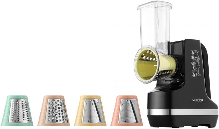 Мультирізка Sencor стаціонарна, 150Вт, 5 насадок, чорний Мультирізка Sencor стаціонарна, 150Вт, 5 насадок, чорний
