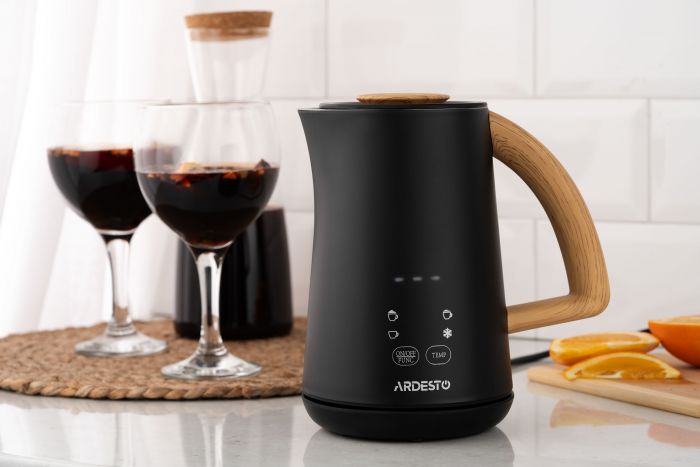 Спінювач-підігрівач ARDESTO 500Вт, ємність резервуару-500мл, LED-дисплей, чорний