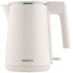 Електрочайник ARDESTO 1л, Strix, подвійні стінки, бежевий