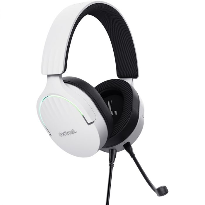 Гарнітура ігрова Trust GXT 490 FAYZO, 7.1, USB-A, 2м, білий