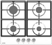 Варильна поверхня Gorenje газова, 60см, чавун, газконтроль, нерж Варильна поверхня Gorenje газова, 60см, чавун, газконтроль, нерж