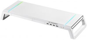Підставка для монітора 2E GAMING CPG-007, 550x205x7мм, phone holder/storage drawer, 4xUSB-A, RGB, білий Підставка для монітора 2E GAMING CPG-007, 550x205x7мм, phone holder/storage drawer, 4xUSB-A, RGB, білий