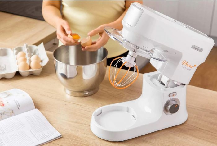 Кухонна машина Sencor 1000Вт, чаша-метал, корпус-пластик, насадок-12, білий