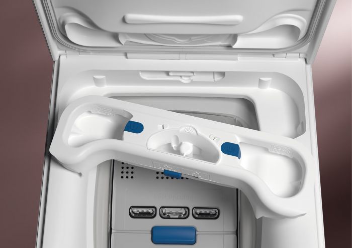 Пральна машина Electrolux вертикальна, 6кг, 1300, A+++, 60см, дисплей, пара, інвертор, білий