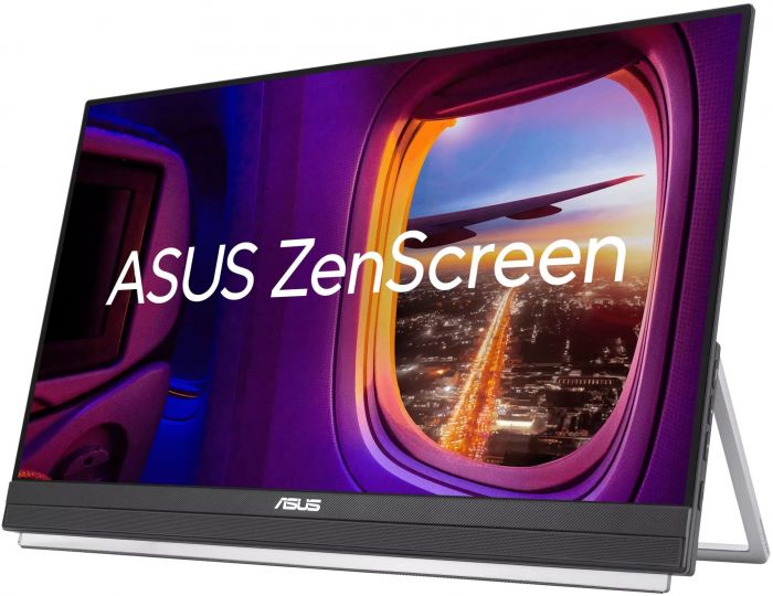Монітор портативний Asus 21.5" ZenScreen MB229CF HDMI, USB-C, MM, IPS, 100Hz, AdaptiveSync, Pivot, C-Clamp Arm