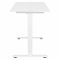 Стіл комп'ютерний 2E СЕ120W-MOTORIZED, регулювання висоти, електропривiд 220В, 73/118х120x60см, білий
