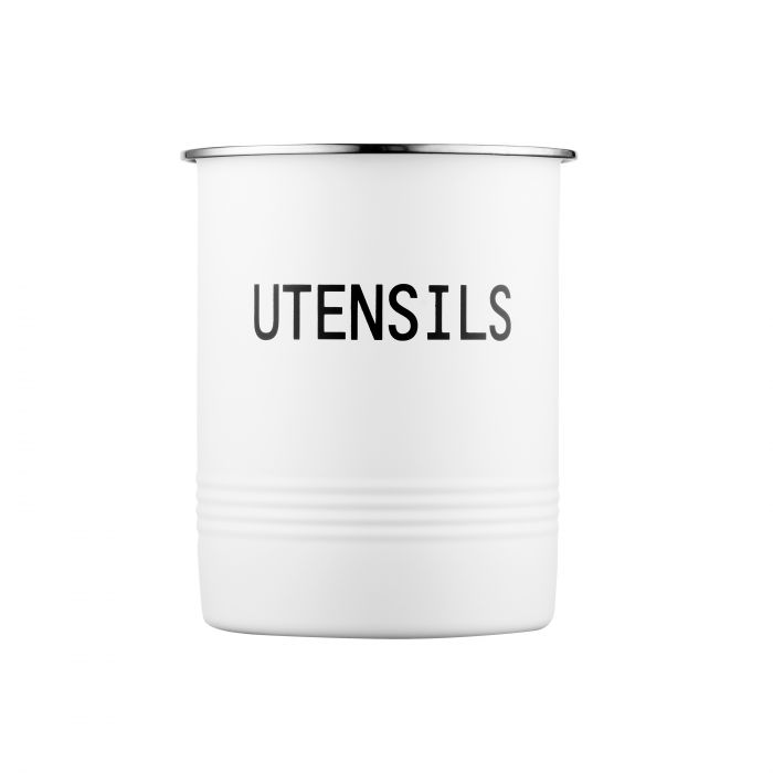 Підставка для кухонного приладдя Ardesto Midori 12х15.5см, метал, білий Підставка для кухонного приладдя Ardesto Midori 12х15.5см, метал, білий