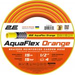 Шланг садовий 2Е AquaFlex Orange 1/2" 15м 4 шари 20бар -10…+60°C Шланг садовий 2Е AquaFlex Orange 1/2" 15м 4 шари 20бар -10…+60°C
