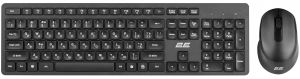 Комплект клавіатура та миша 2E MK420 WL, EN/UK/RU, чорний Комплект клавіатура та миша 2E MK420 WL, EN/UK/RU, чорний