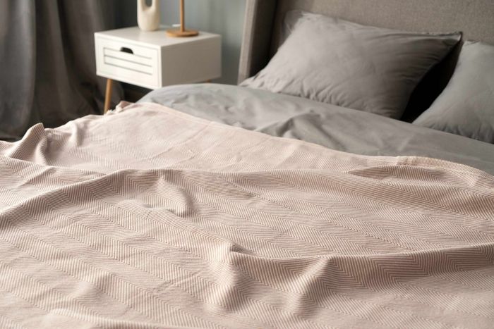 Плед Ardesto Summer 210х230см, 100% бавовна, бежевий