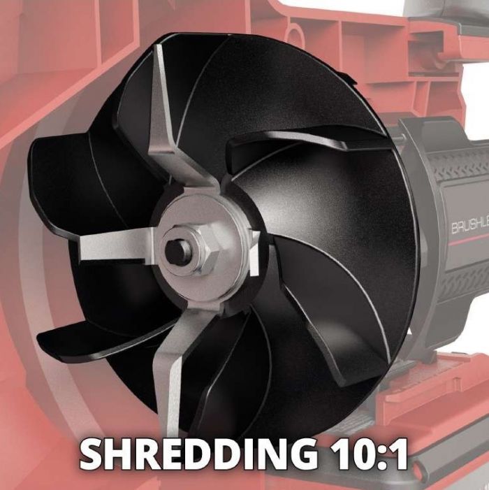 Повітродув-пилосос садовий акумуляторний Einhell VENTURRO 18/210 18В PXC 210км/год 500куб/год 45л 2.95кг без АКБ та ЗП