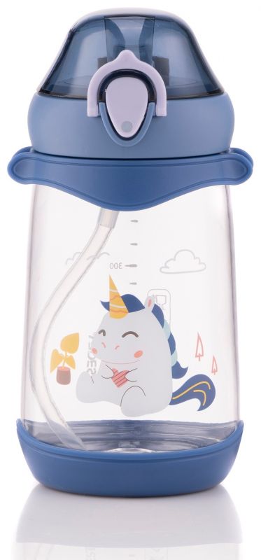 Пляшка для води дитяча Ardesto Unicorn, 500мл, пластик, синій Пляшка для води дитяча Ardesto Unicorn, 500мл, пластик, синій
